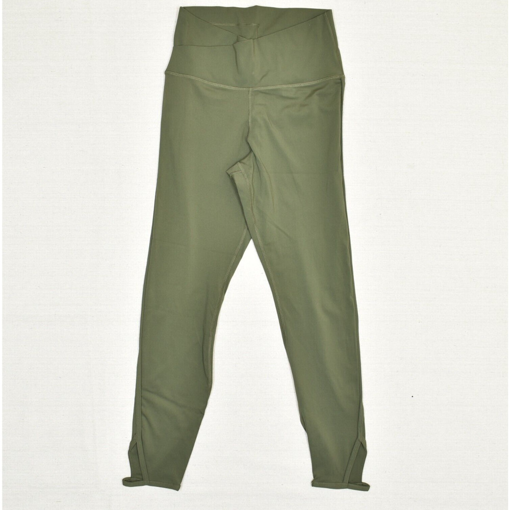 Nike Polyester Green Size M Dir fit Women Skinny Legging Pull On Solid Gym